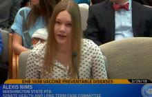 Student Lexi Nims Testifies in Front of State Legislature