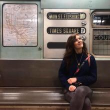 Sophia Nelson on public transportation in New York City