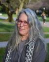 Gina on the quad